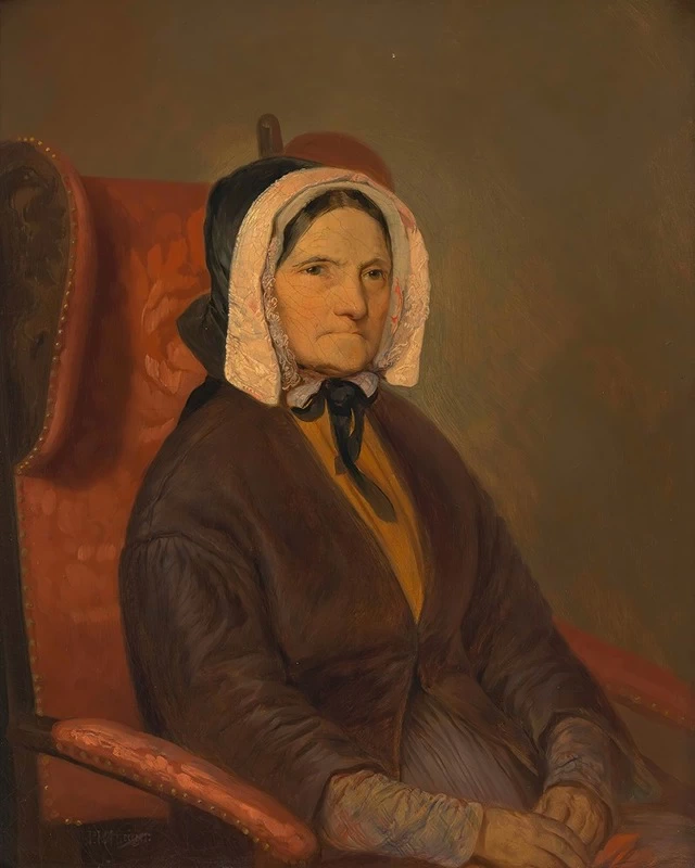 Peter Johann Nepomuk Geiger - Antonia Geiger (madre dell'artista) (intorno al 1840)
